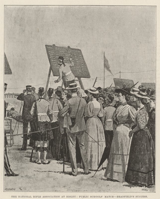 The National Rifle Association at Bisley, Public Schools' Match, Bradfield's Success av William Barnes Wollen