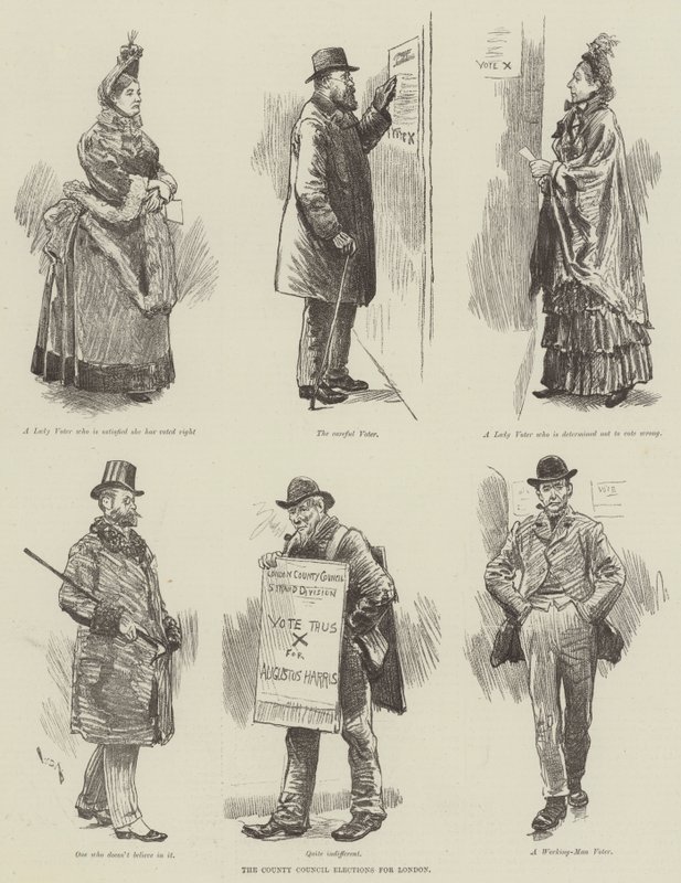 Fylkestingsvalget for London av William Douglas Almond