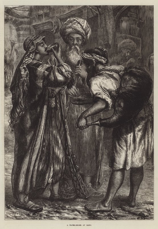 En vannselger i Kairo av William J. Webbe or Webb