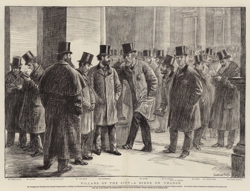 Pillars of the City, en scene på utveksling av William Lockhart Bogle