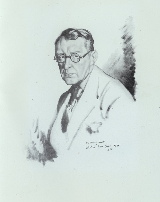 Sidney Dark , engelsk forfatter, 1925 av William Orpen