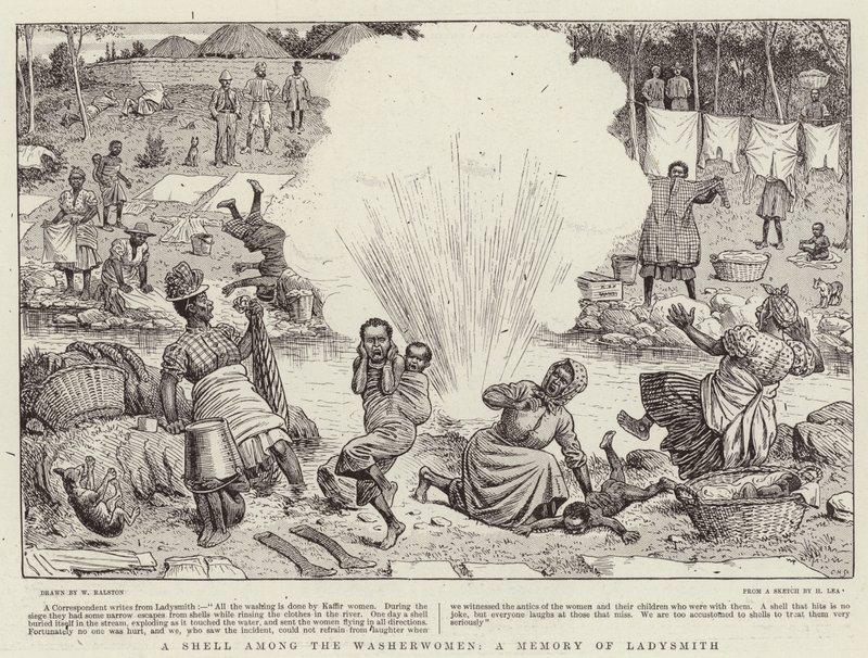 A Shell among the Washerwomen, A Memory of Ladysmith av William Ralston