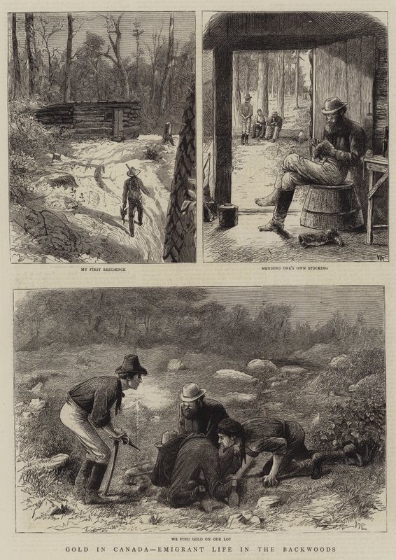 Gull i Canada, Emigrant Life in the Backwoods av William Ralston