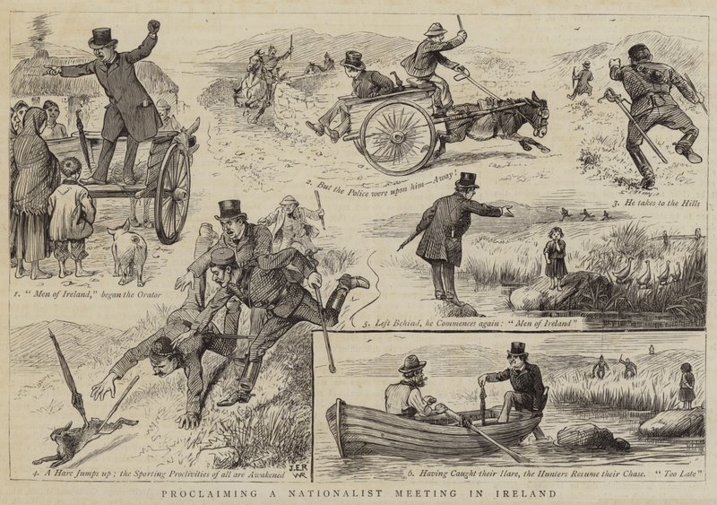 Proklamere et nasjonalistmøte i Irland av William Ralston