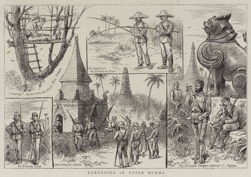 Oppmåling i Øvre Burma av William Ralston