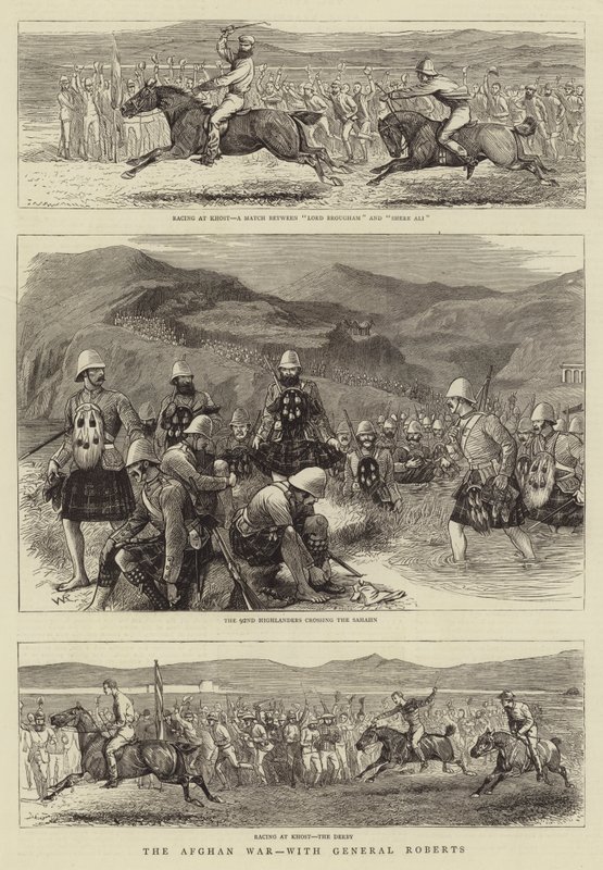Den afghanske krigen, med general Roberts av William Ralston