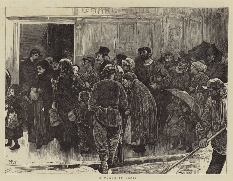 En kø i Paris av William Small