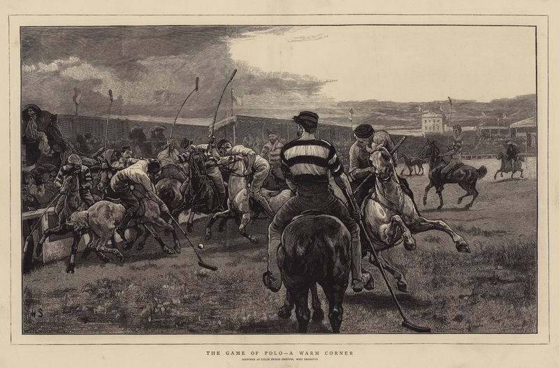 The Game of Polo, et varmt hjørne av William Small