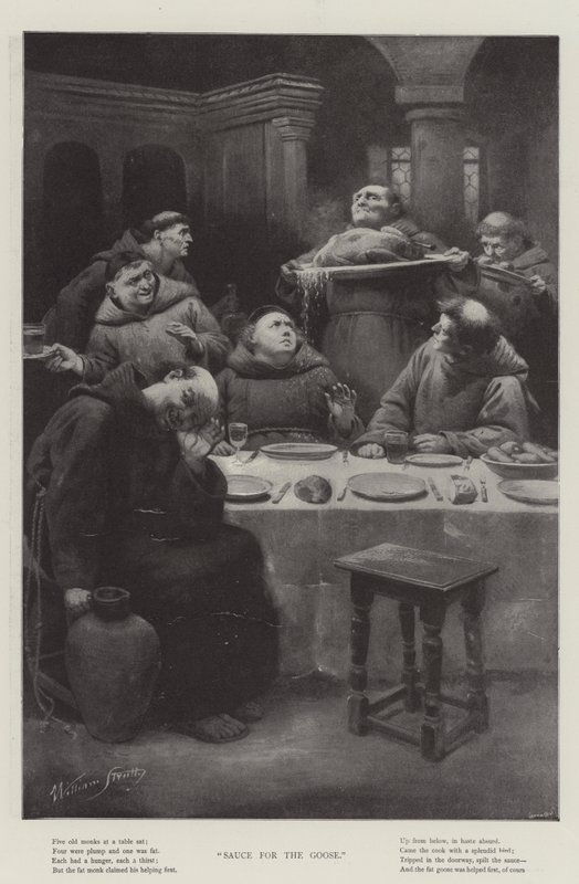 Saus til gåsen av William Strutt