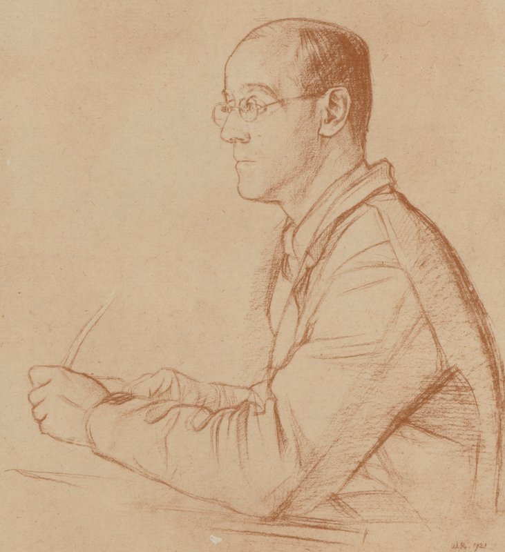 Albert Rutherston (litho) av William (after) Rothenstein