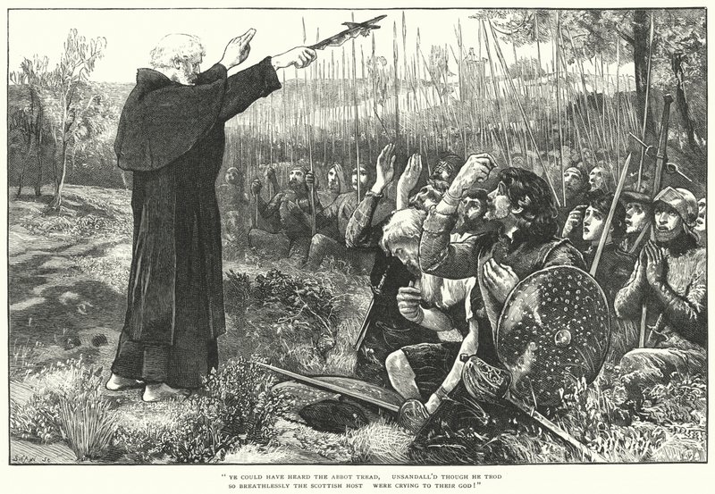 Slaget ved Bannockburn (gravering) av William (after) Small