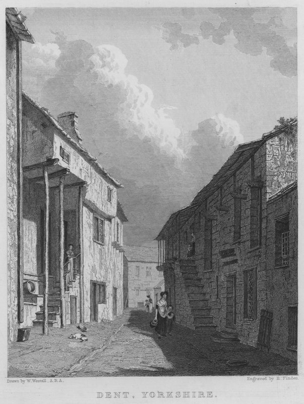 Dent, Yorkshire (gravering) av William (after) Westall