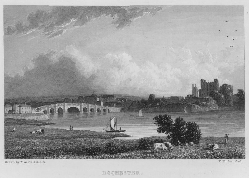 Rochester (gravering) av William (after) Westall