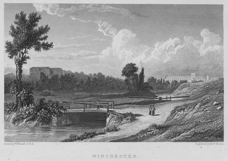 Winchester (gravering) av William (after) Westall