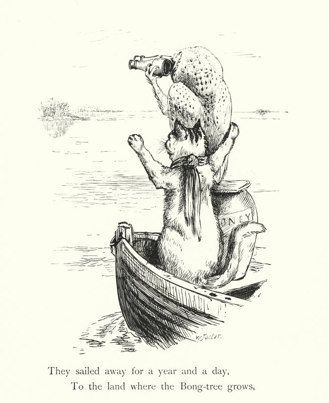 The Owl And the Pussy Cat (gravering) av William Foster