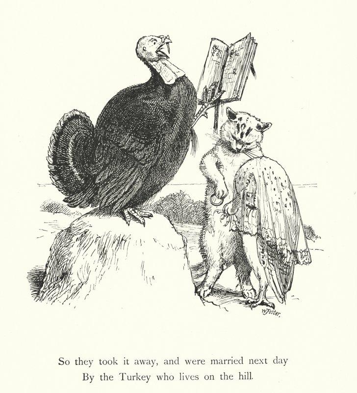 The Owl And the Pussy Cat (gravering) av William Foster