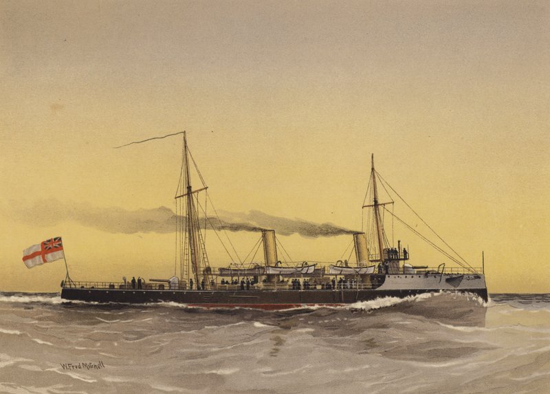HMS Speedwell, torpedokanonbåt av William Frederick Mitchell