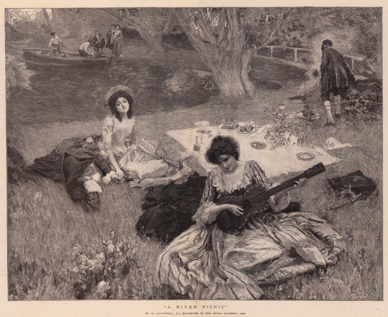 En elvepiknik av William Hatherell