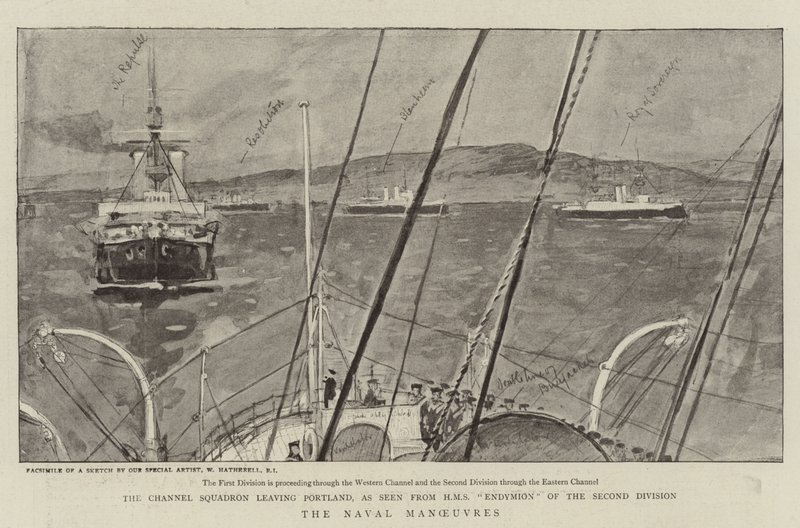 Sjømanøvrene av William Hatherell