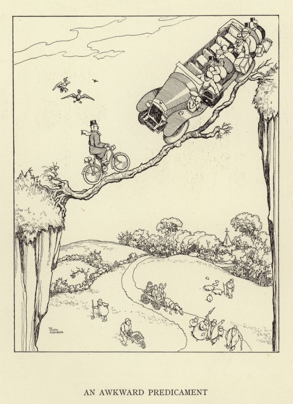 En vanskelig knipe av William Heath Robinson