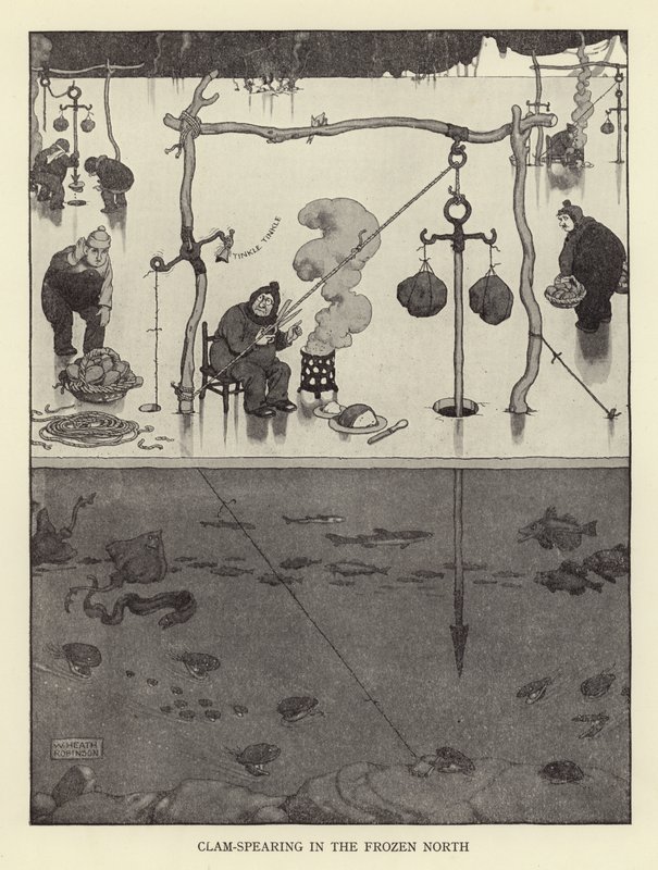 Muslingspyd i det frosne nord av William Heath Robinson