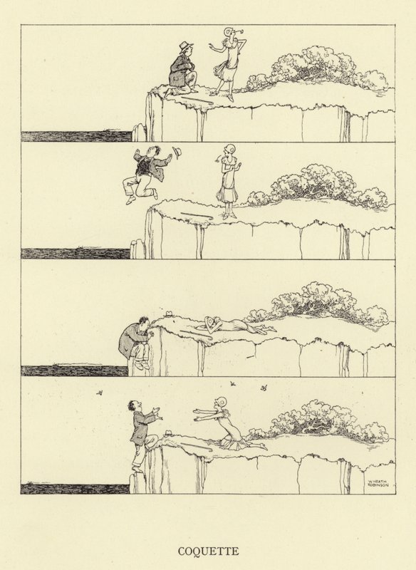 Coquette av William Heath Robinson