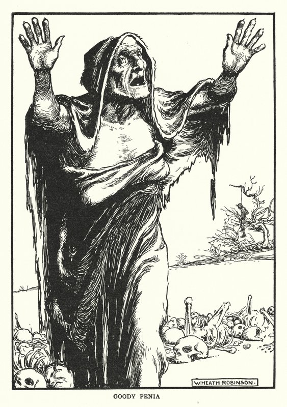 Goody Penia (litho) av William Heath Robinson