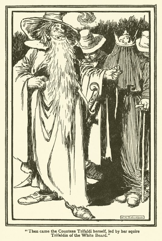 Illustrasjon for Don Quixote (litho) av William Heath Robinson