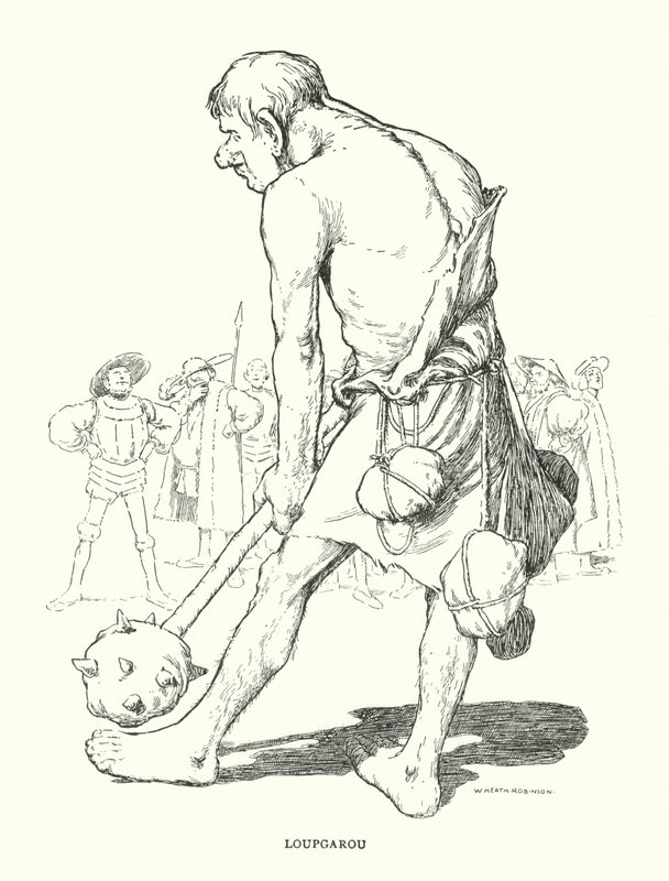 Lupgarou (stein) av William Heath Robinson