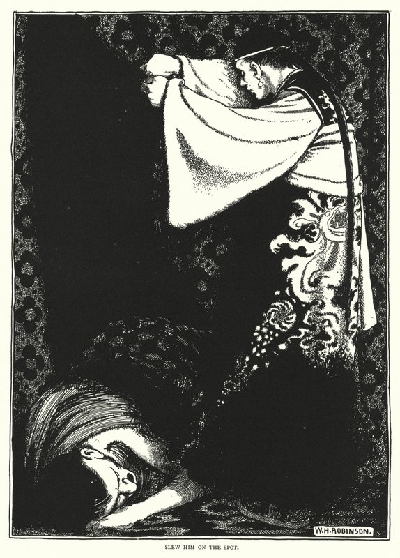Drepte ham på stedet (gravering) av William Heath Robinson