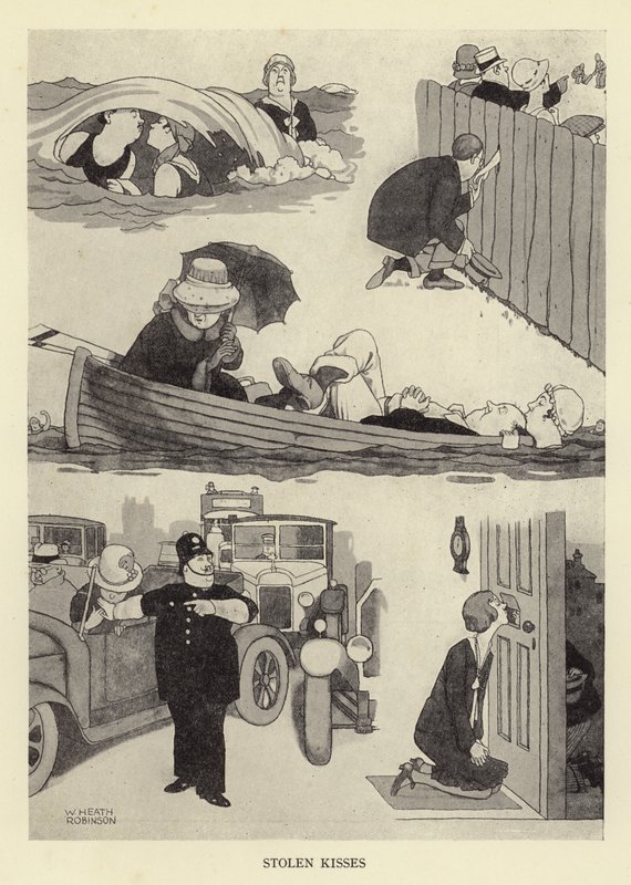 Stjålne kyss av William Heath Robinson