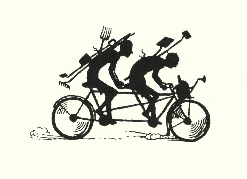 The End (litho) av William Heath Robinson