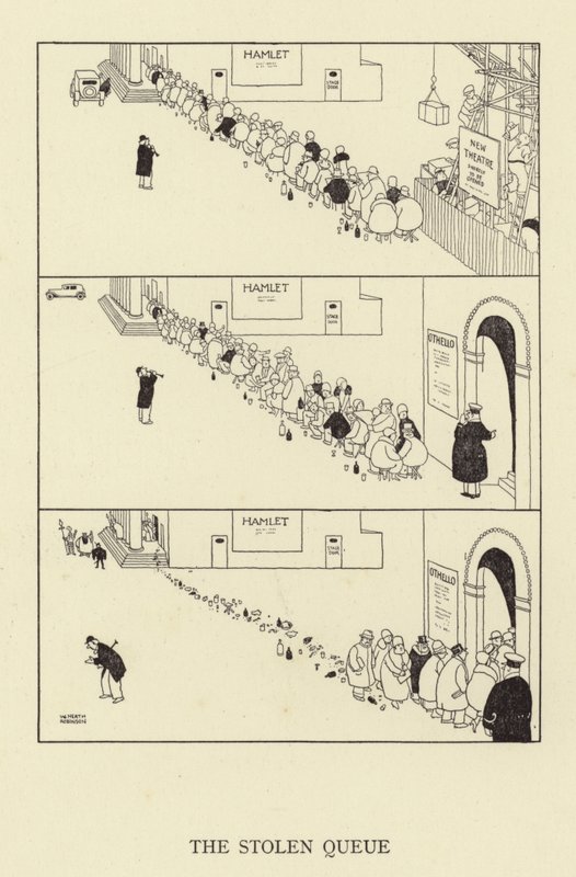 Den stjålne køen av William Heath Robinson