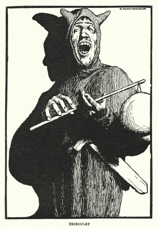 Triboulet (litho) av William Heath Robinson