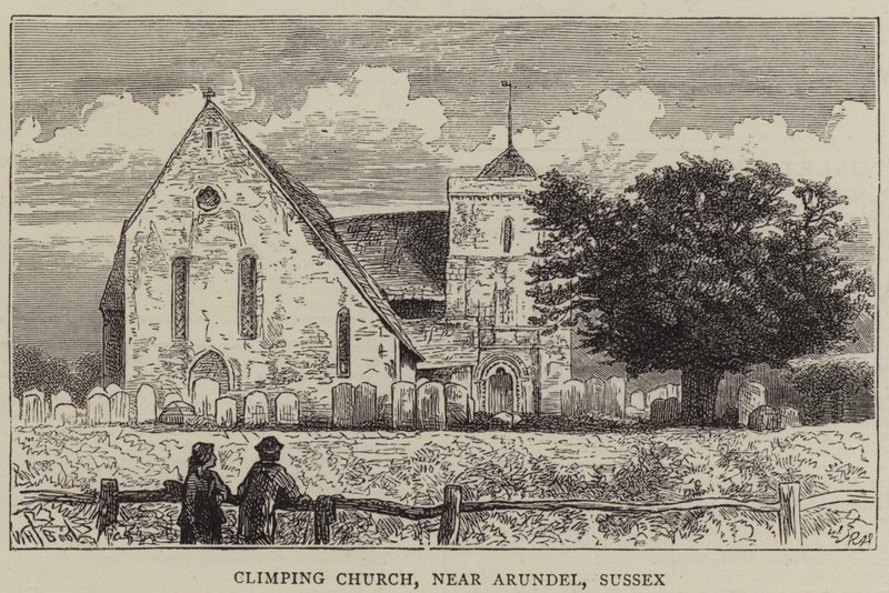 Climping Church, nær Arundel, Sussex av William Henry James Boot