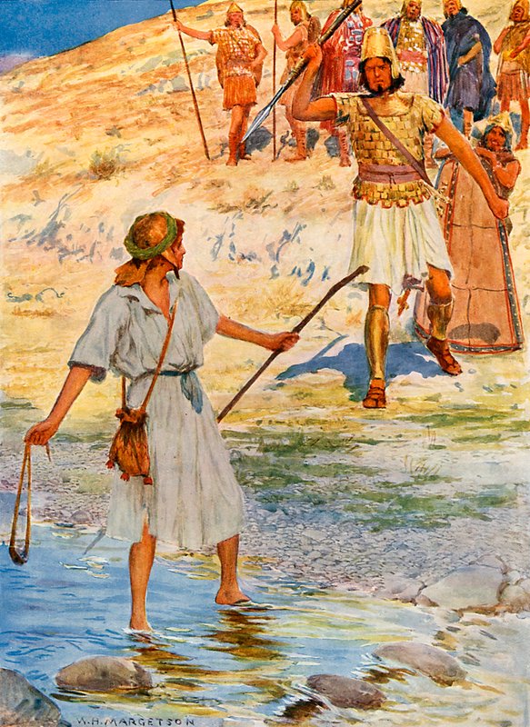 David og Goliat av William Henry Margetson