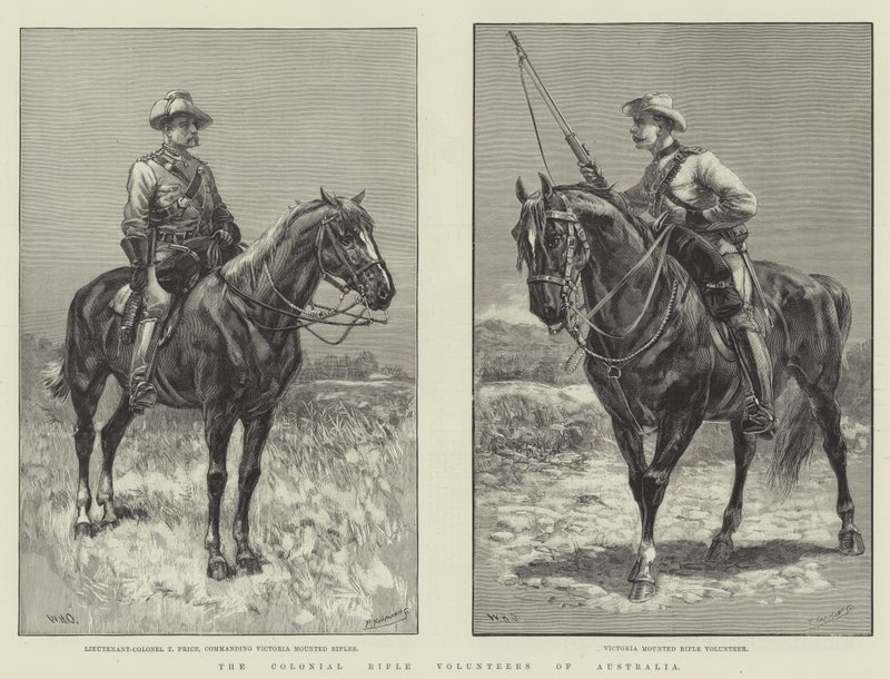 The Colonial Rifle Volunteers of Australia av William Heysham Overend