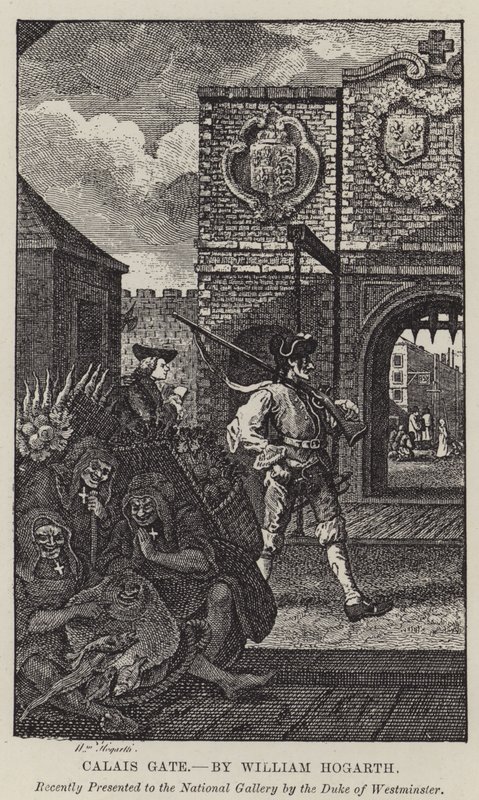 Calais-porten av William Hogarth