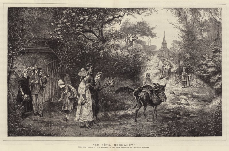I Fete, Normandie av William John Hennessy