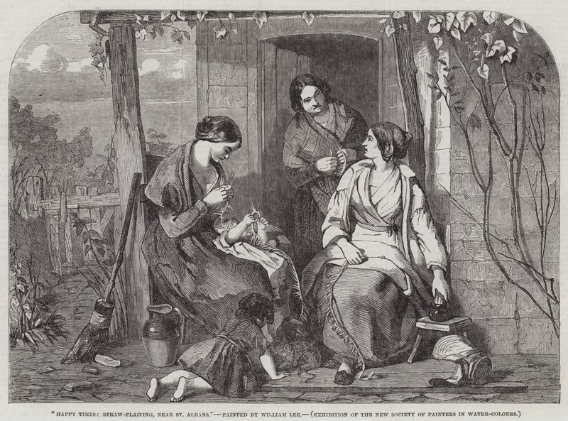 Happy Times, Straw-Flaiting, nær St Albans av William Lee