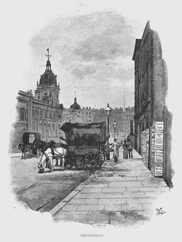 Smithfield (litho) av William Luker