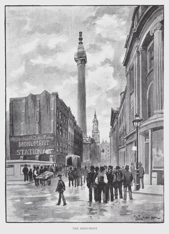 Monumentet (litho) av William Luker