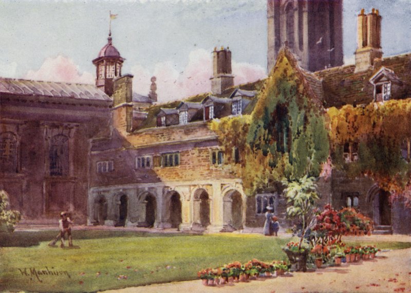 En domstol og klostre i Pembroke College av William Matthison