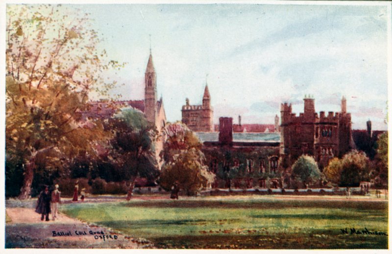 Balliol College, Quad av William Matthison