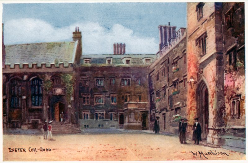 Exeter College, Quad av William Matthison