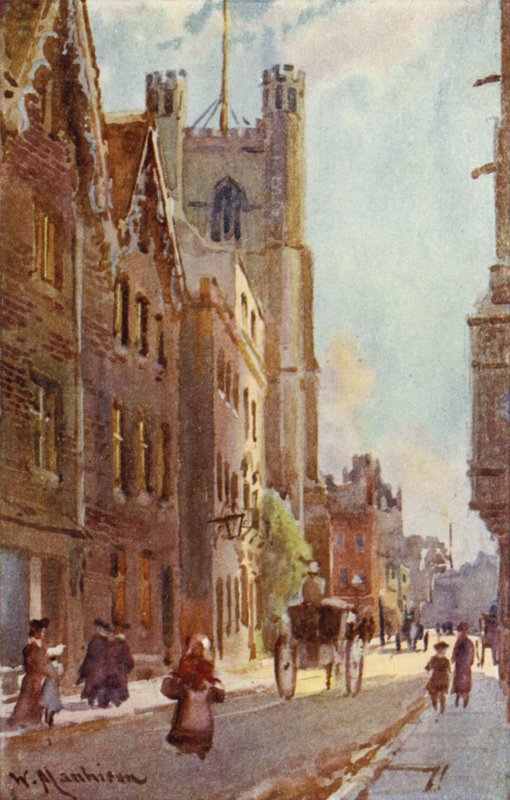 Great St Marys, fra Trinity Street av William Matthison