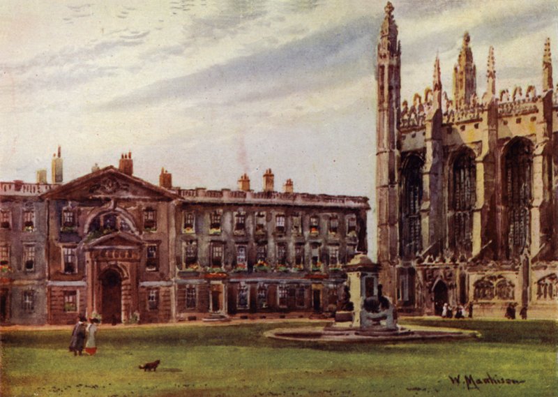 Kings College Chapel and the Fellows Buildings av William Matthison