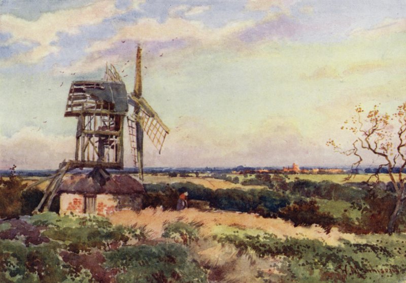 Madingley vindmølle av William Matthison