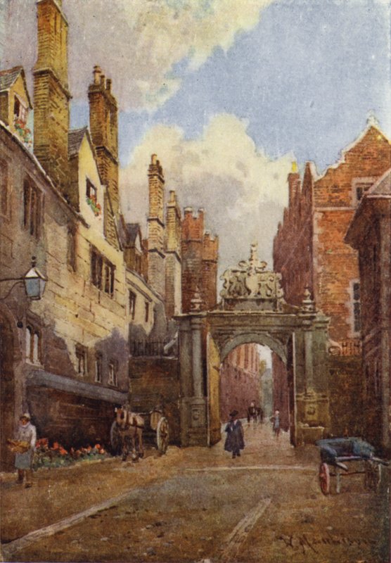 Neviles Gate, Trinity College av William Matthison