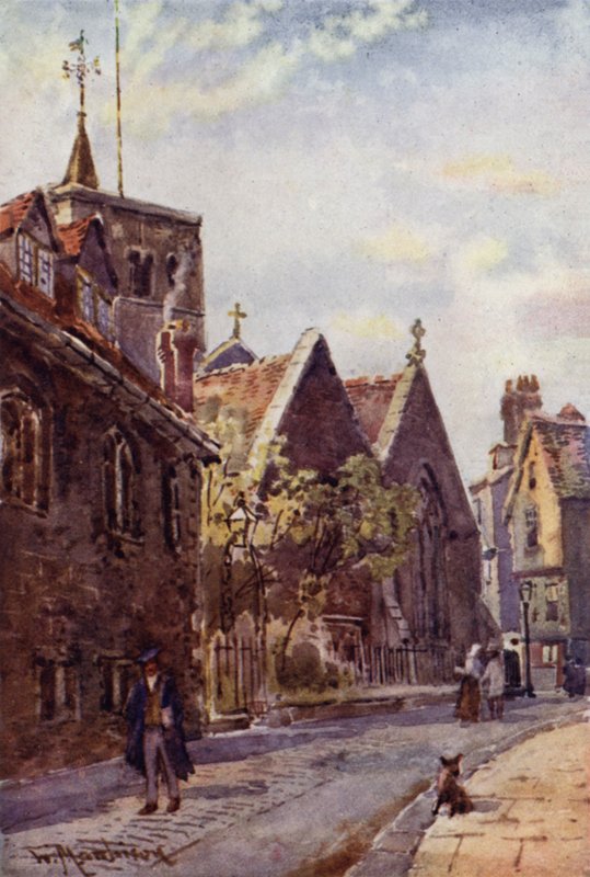 St Benedicts kirke fra Free School Lane av William Matthison